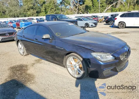 2014 BMW 650 I Gran Coupe z USA, uszkodzony, nr VIN WBA6B2C56ED129056